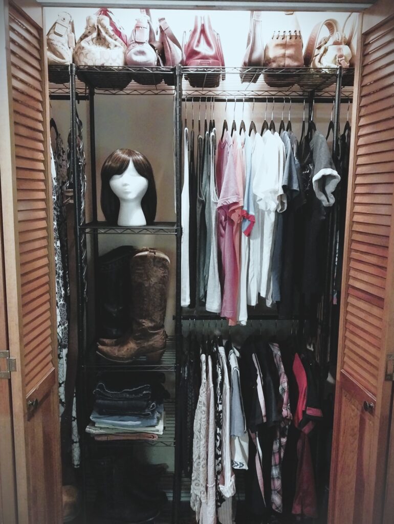 simple affordable closet makeover